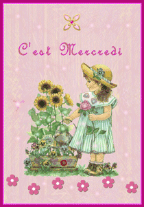 Gif animé c'est mercredi enfants